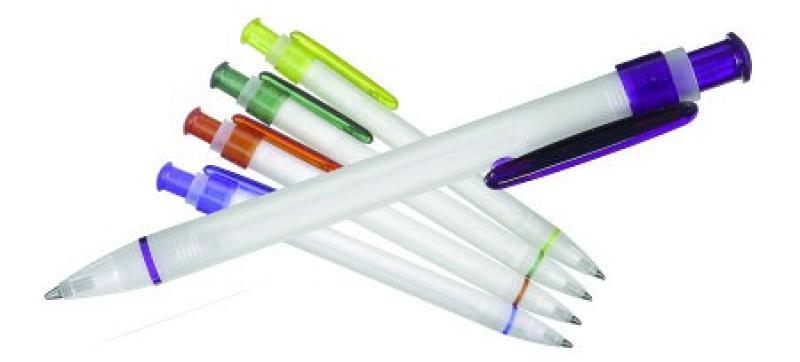 Monsoon Ice  Retractable Blue Ink Ball Pen