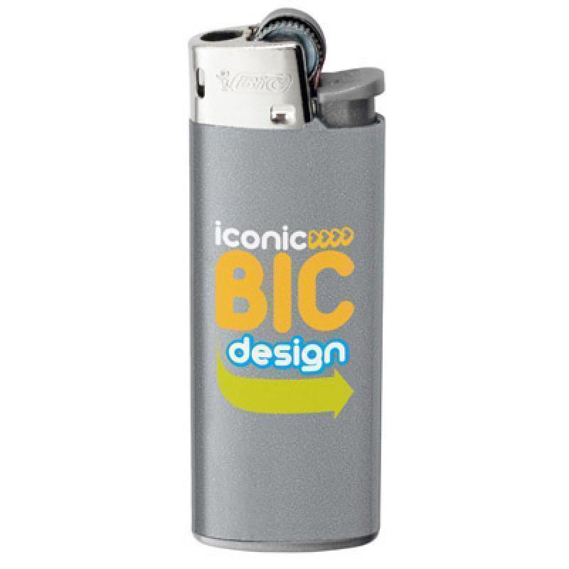 BIC Mini Child-Resistant Silver Lighter