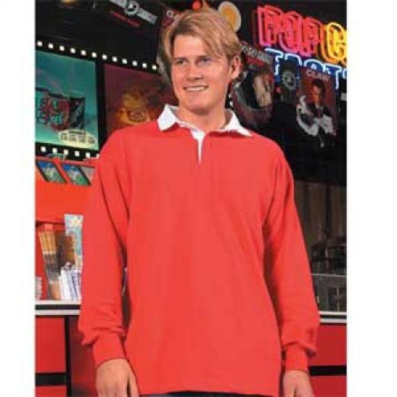 Front Row Long Sleeve Rugby Shirt - Leisure