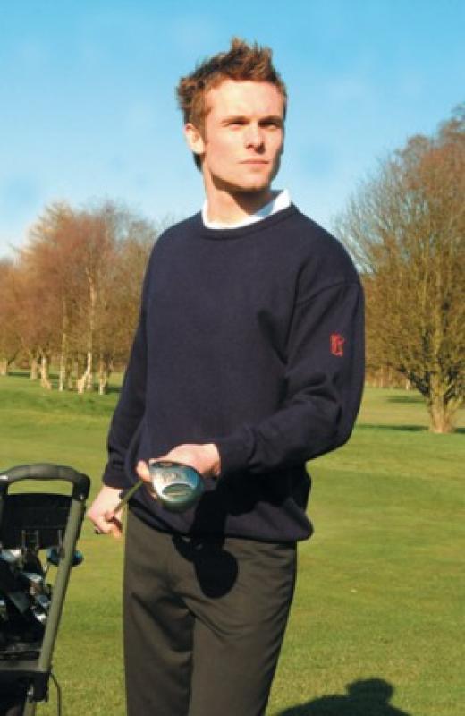 PGA Lambs Wool, Machine Washable, Set-in Sleeve Sweater