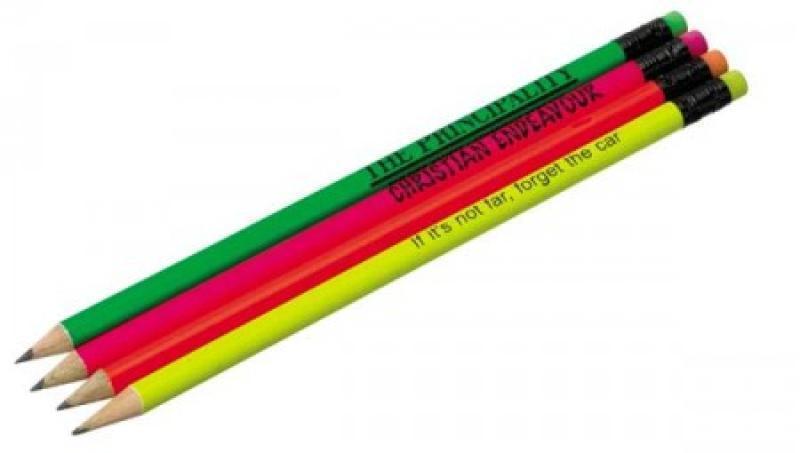 Fluorescent Pencil with Eraser