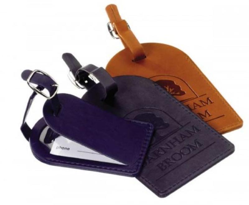 Soft touch Belluno PU Leatherette Luggage Tag