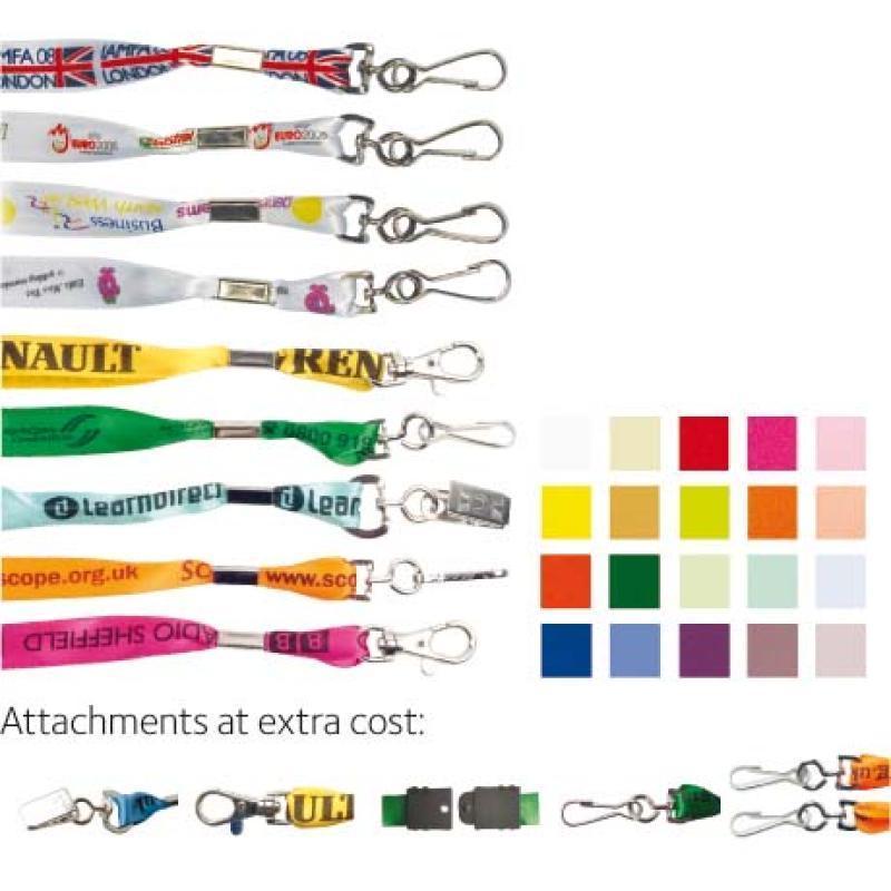 Satin Ribbon Lanyard 15mm