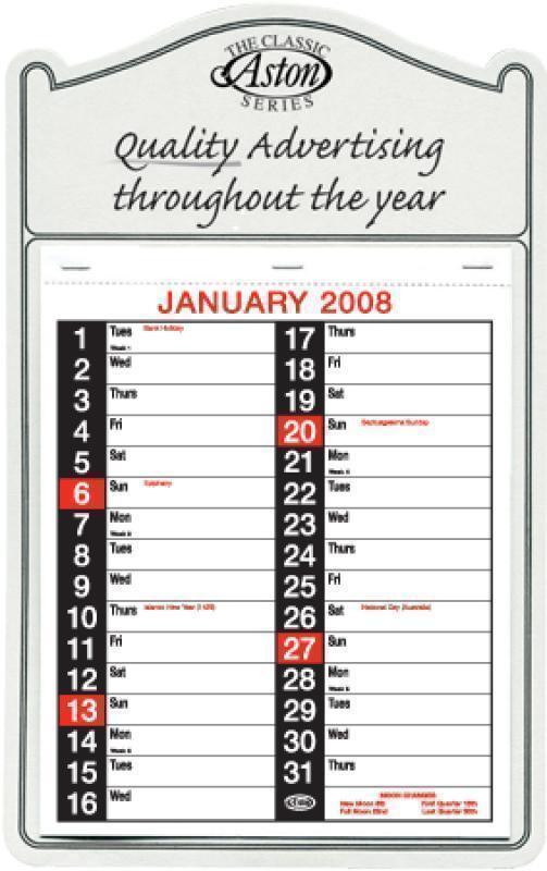Engagement Wall Calendar