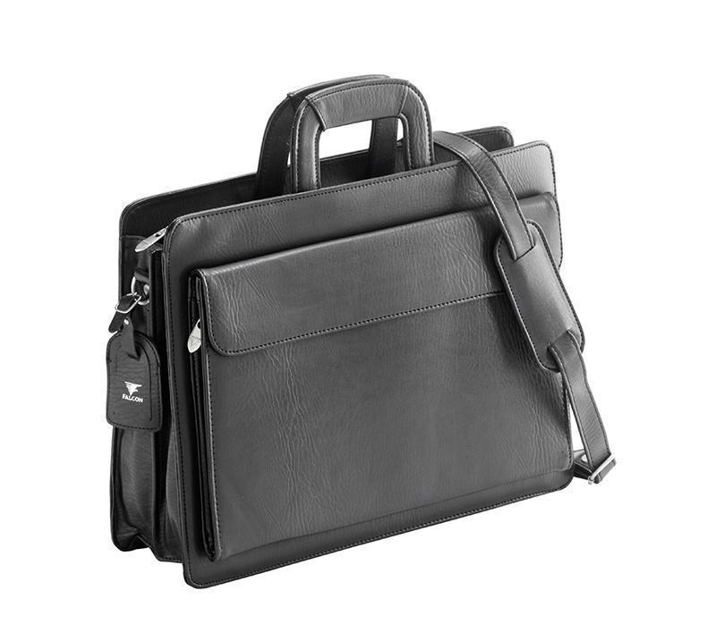 Drop handle Executive organiser Briefcase - Black 