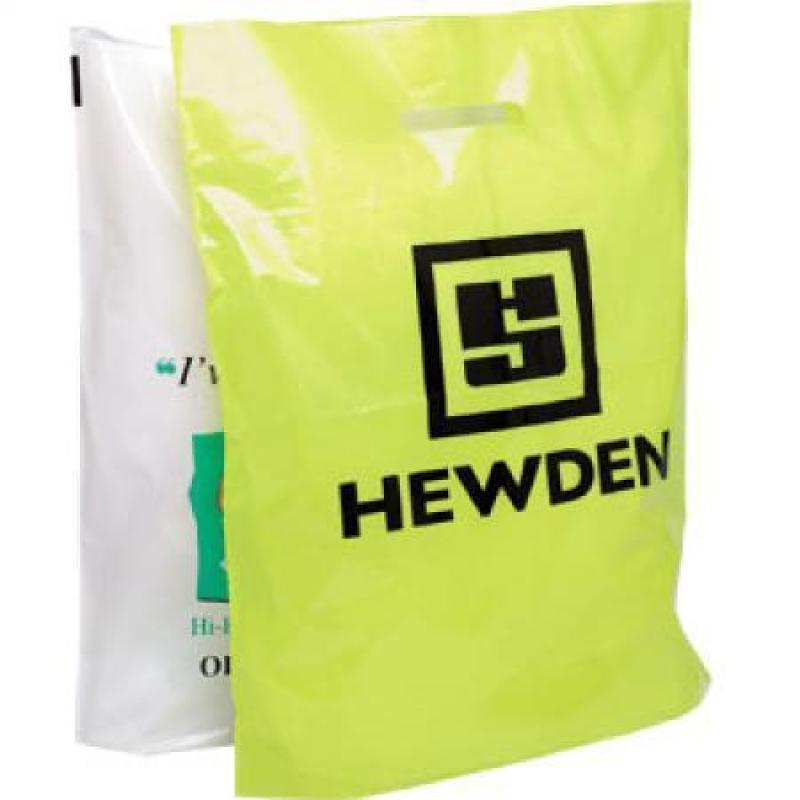 BIO-DEGRADABLE White/Transparent Carrier Bag