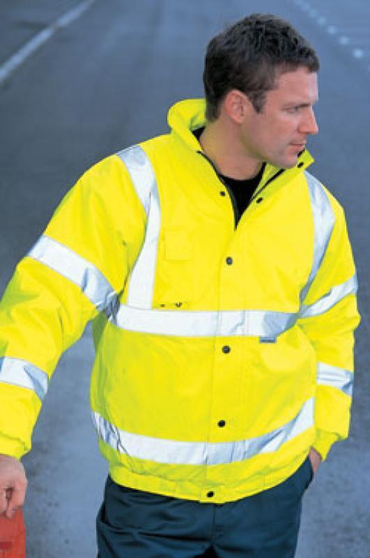 Dickies High Vis Bomber Jacket (PLAIN STOCK) 