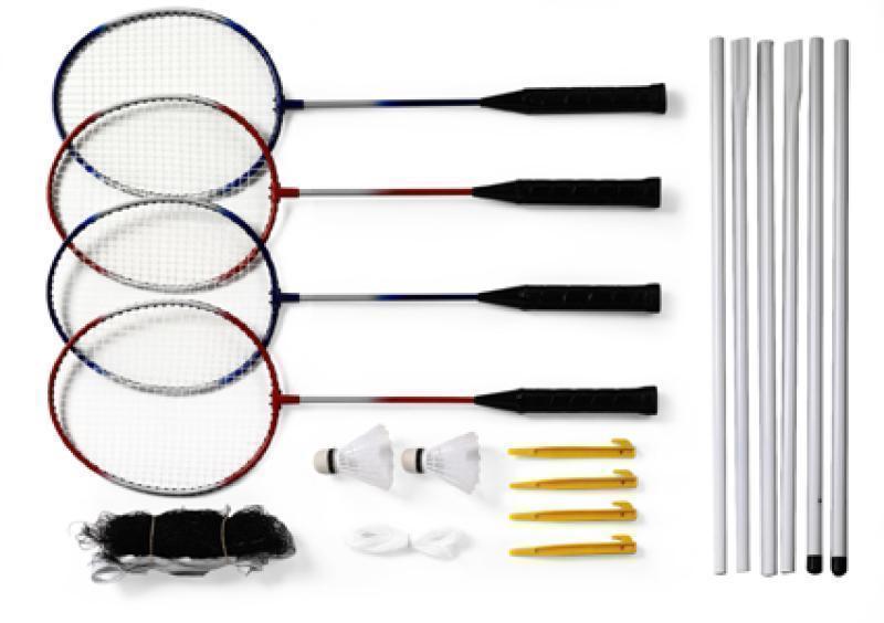 Badminton set, four person, includes net (D)