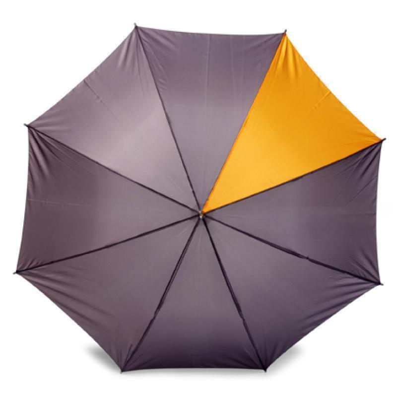 Umbrella with velcro fastening. (D)