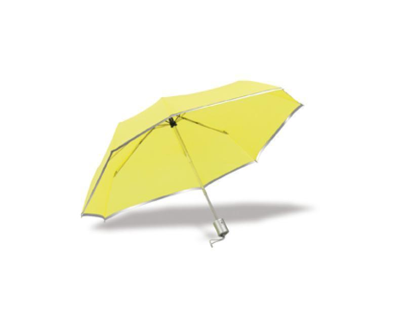 High visibility umbrella with automatic opening and closing, carrying sleeve included (D)