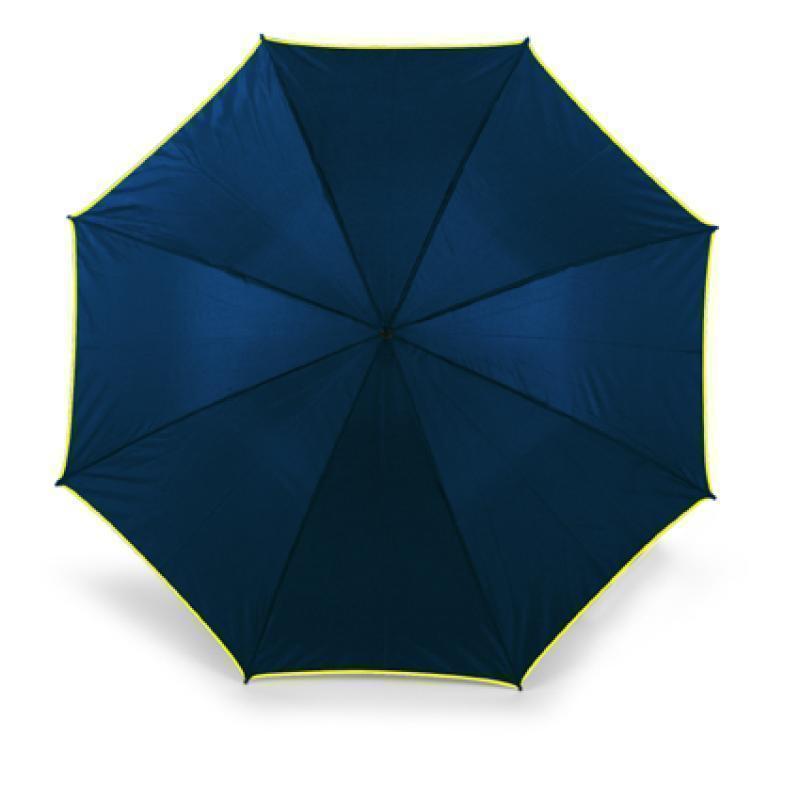 Umbrella with coloured trim
