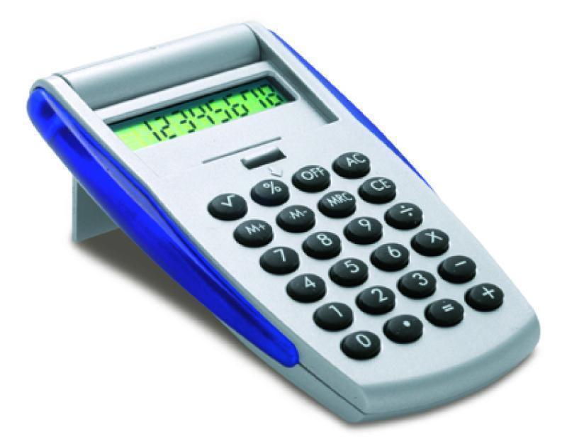 Calculator with auto folding lid (D)