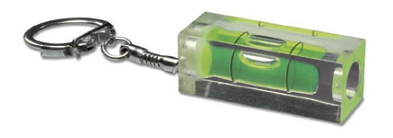 Spirit level with keychain