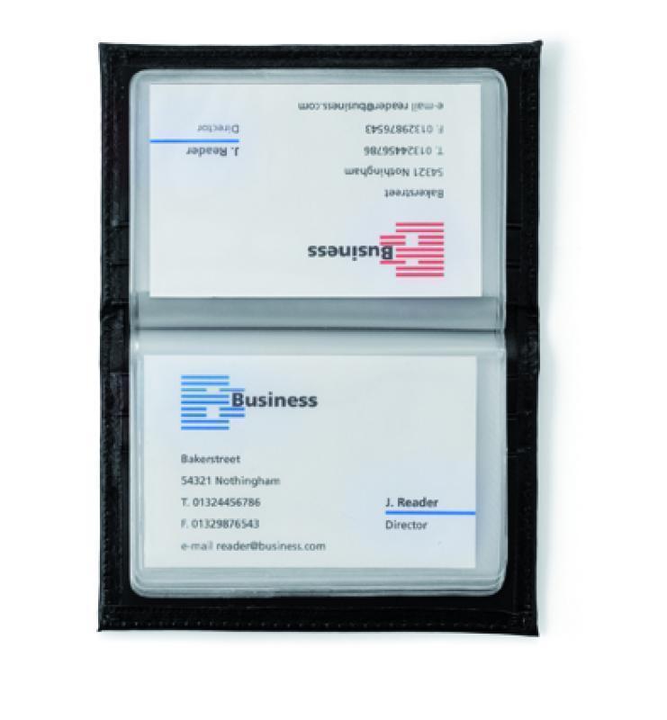 Diplomat business card holder
