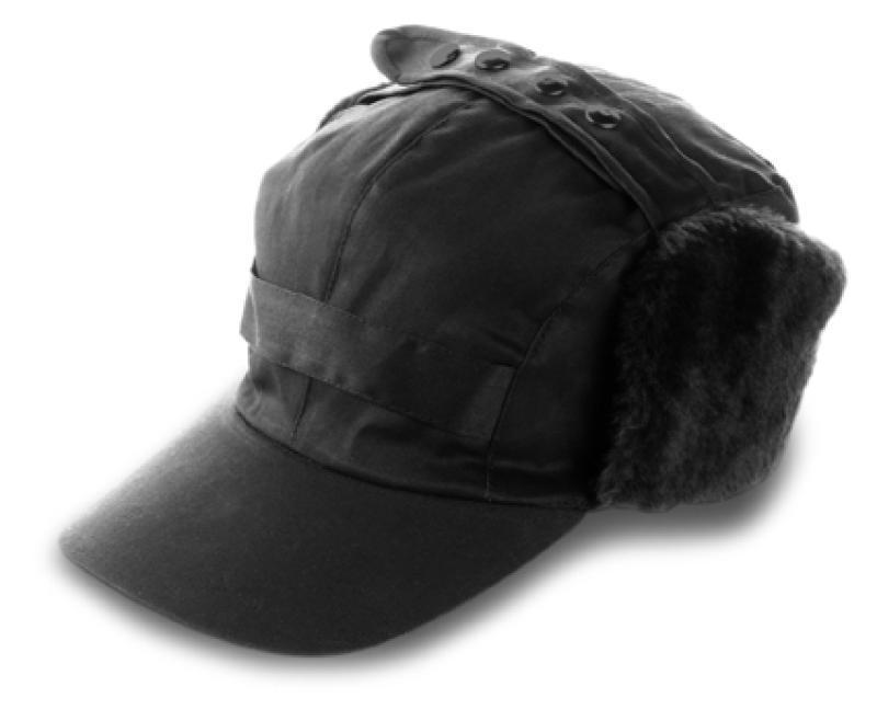 Winter cap, with folding ear flaps