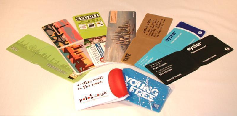 Oyster Card Style Travel Wallet (with Pinseal backing) Printed One Colour
