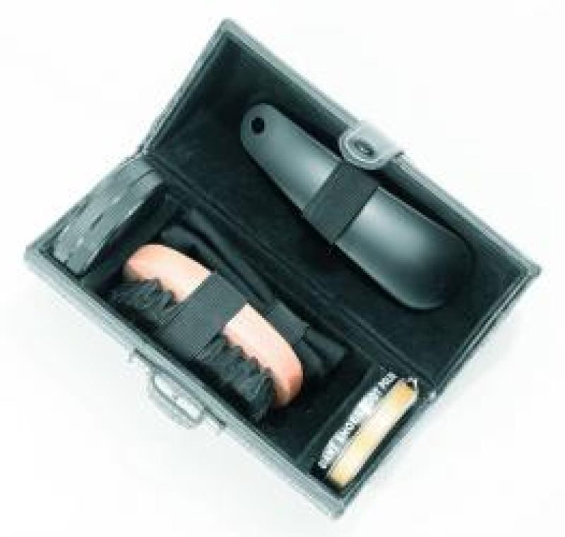 Cylindrical Shoeshine Kit