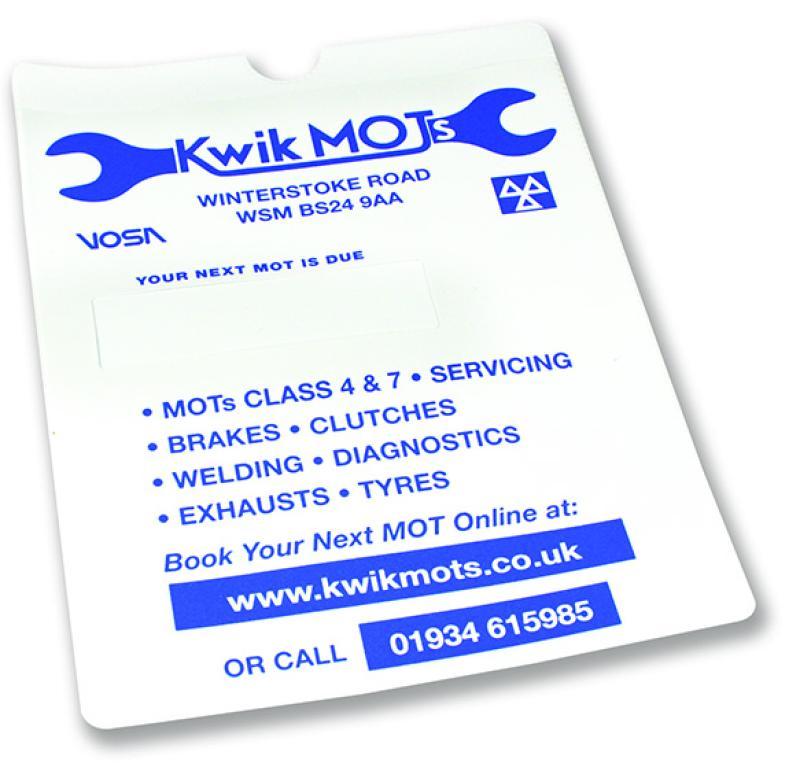 MOT Certificate Holder