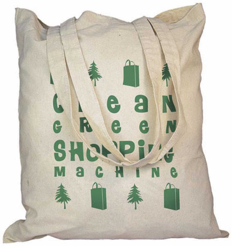 Cotton Shopper Bag in 100% 5oz Natural Cotton