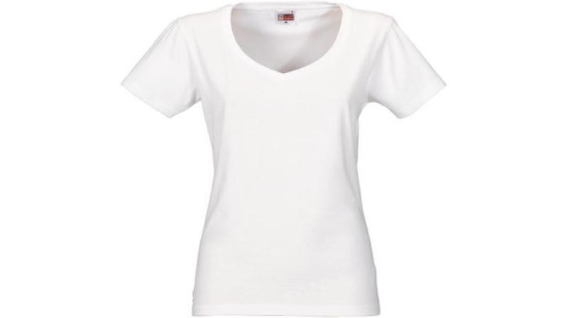 Ladies Heavy Super Club V-Neck T-Shirt