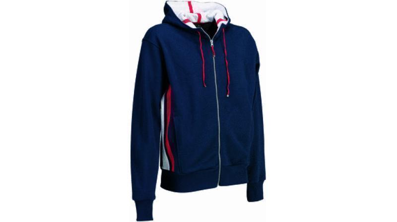 Hooded Full Zip Sweater Stripes