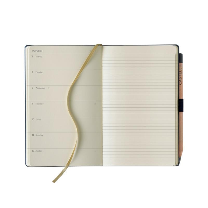 Tucson Ivory Medium Weekly Diary with Notes