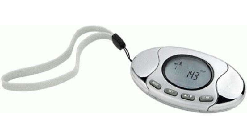 Pedometer With Fat Analyser
