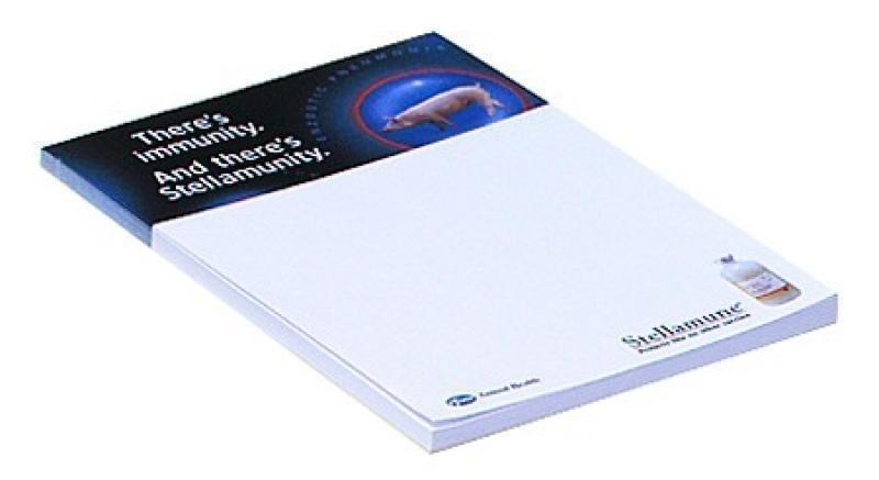 A6 50 Sheet 80gsm Desk/Conference Pad Printed One Colour