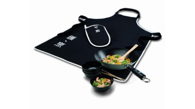 9 pcs Japanese wok set