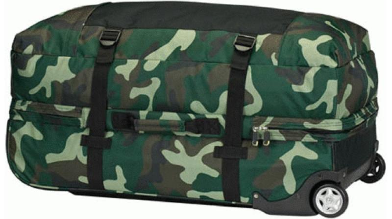 Camouflage Travel Bag On Wheels
