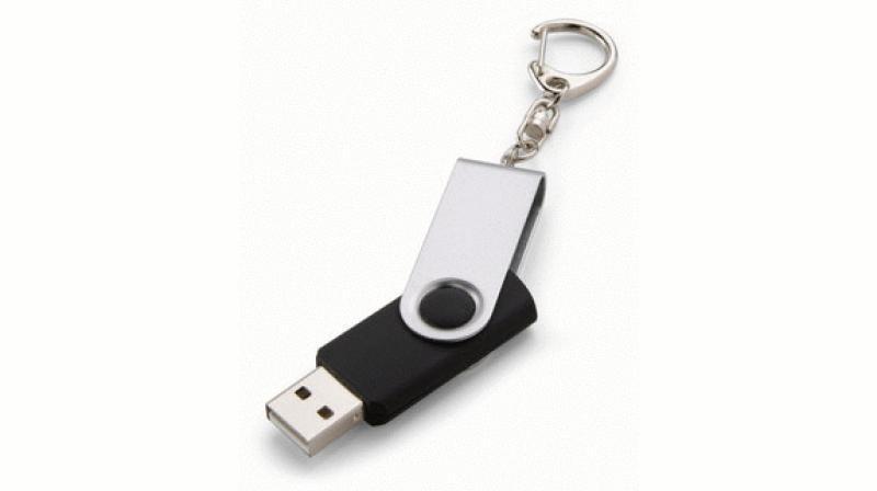 Twister Memory Stick Key Chain