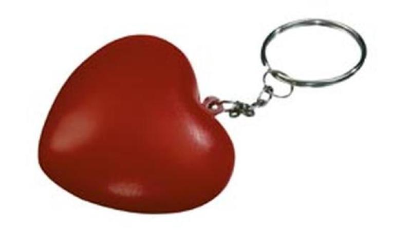 Heart Shaped Stress Key Chain