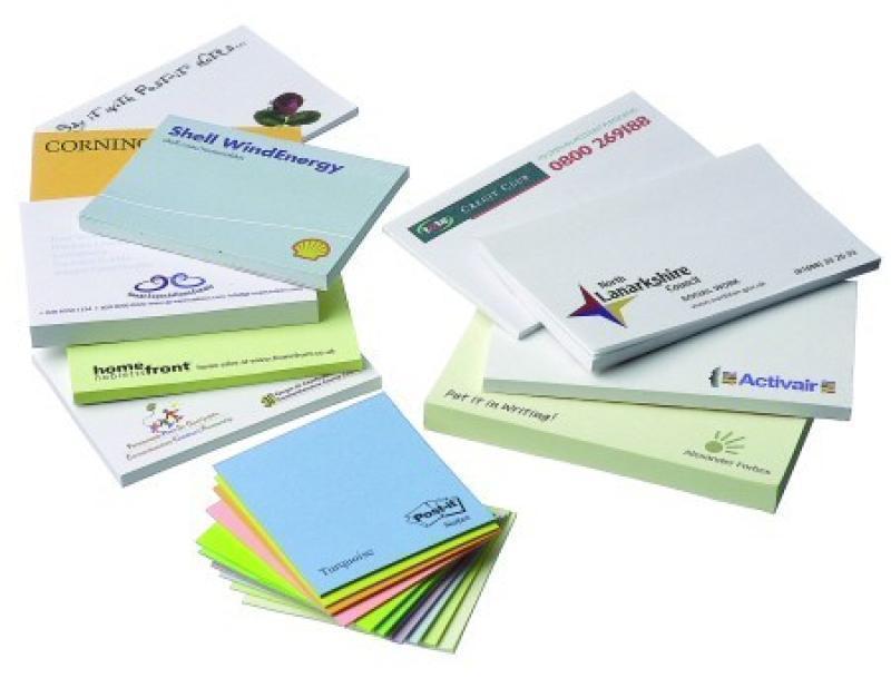 A7 Post-It Notes 50 Sheets Printed One Colour. 