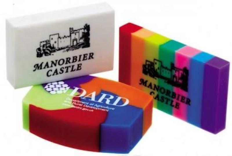 White Rectangular Eraser 