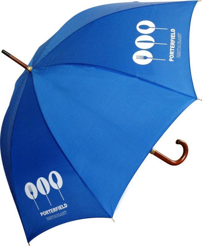 Corporate Budget Woodstick Walking Umbrella