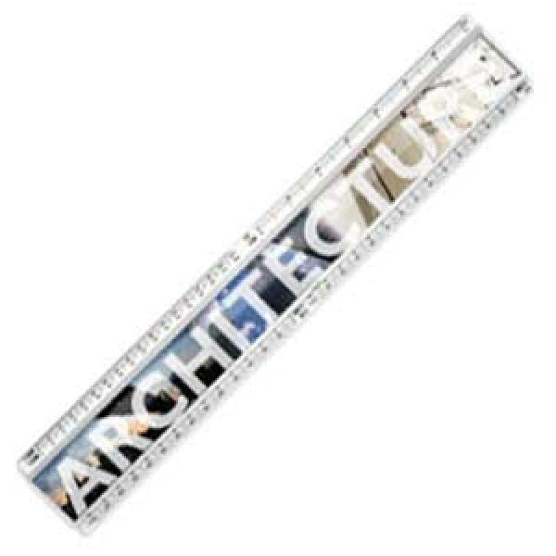 Architects or Engineers Clear Ruler 12inch/30cm