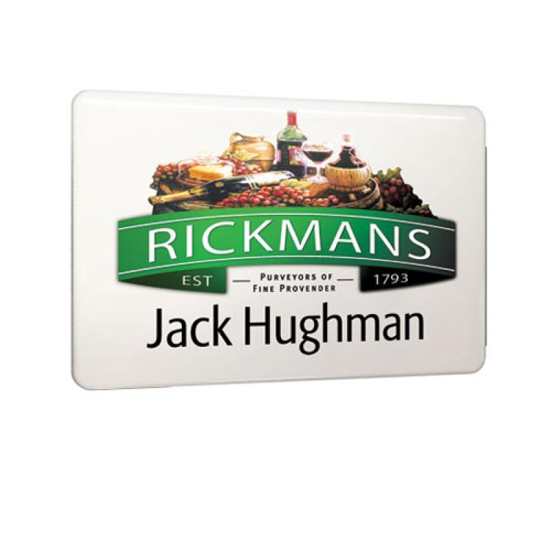 Domed Metal Name Badge