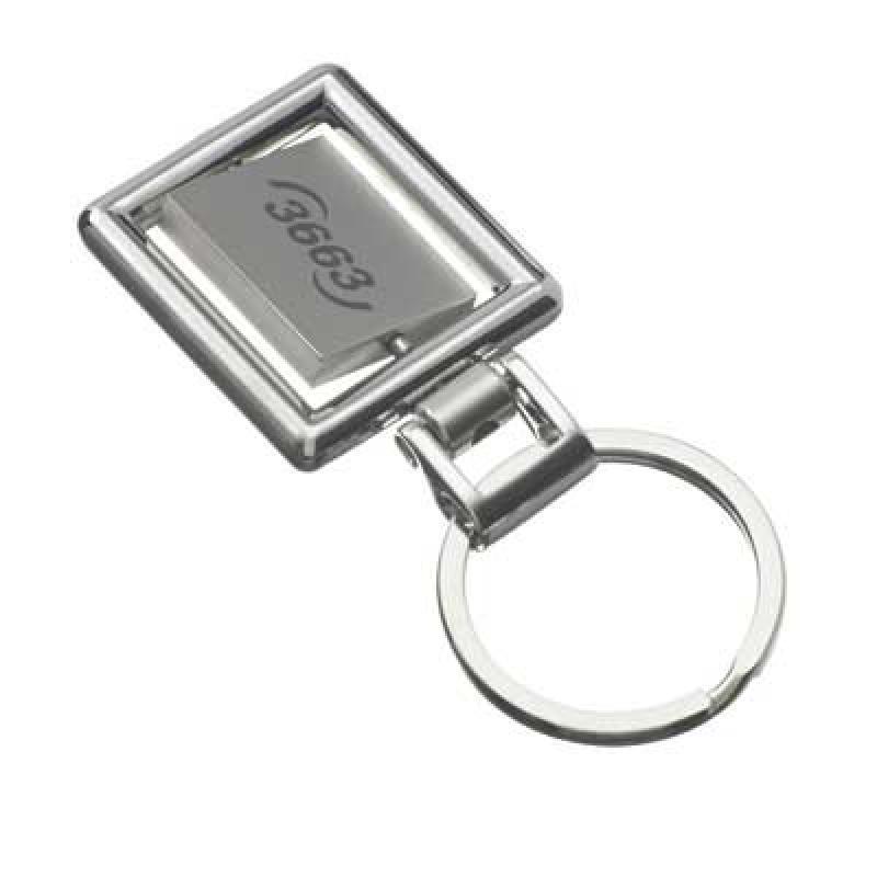 Xenon Square Spinning Keyring