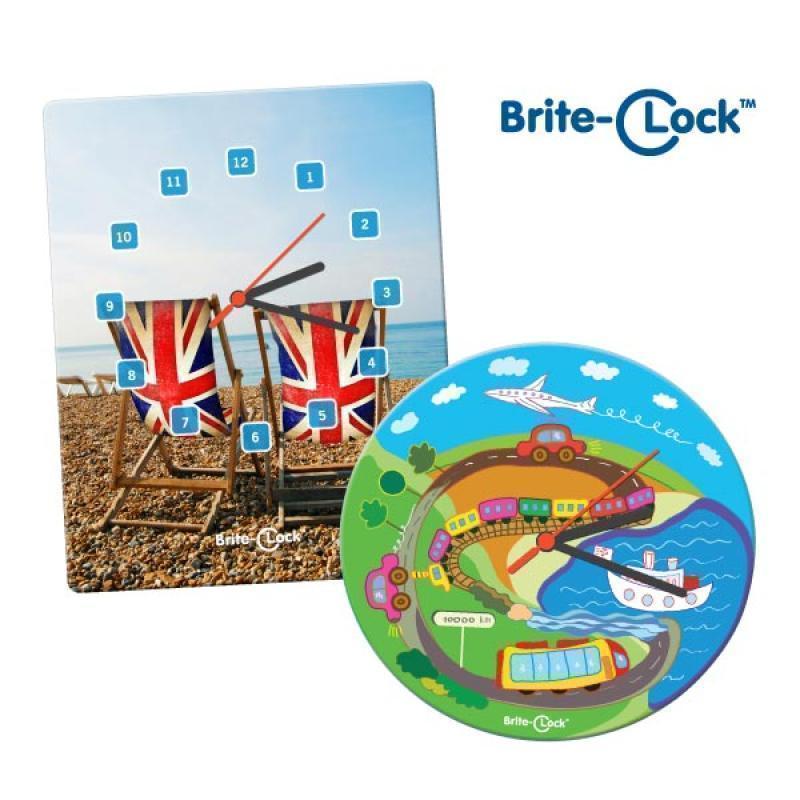 Brite Wall Clock Rectangular 97% Recycled