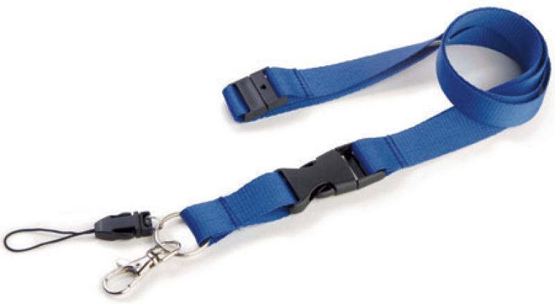 20mm Polyester Lanyard with Buckle Neck Clip