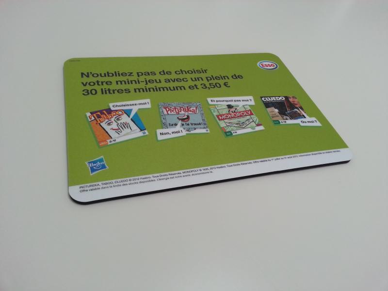 A5 Hard Top Mouse Mat - One Colour Print