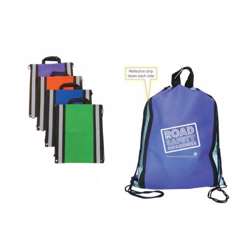 Reflector Drawstring Rucksack Bag