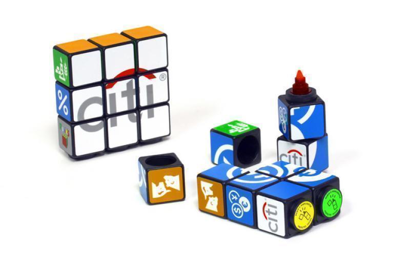 Rubiks Three Colour Highlighter Pen