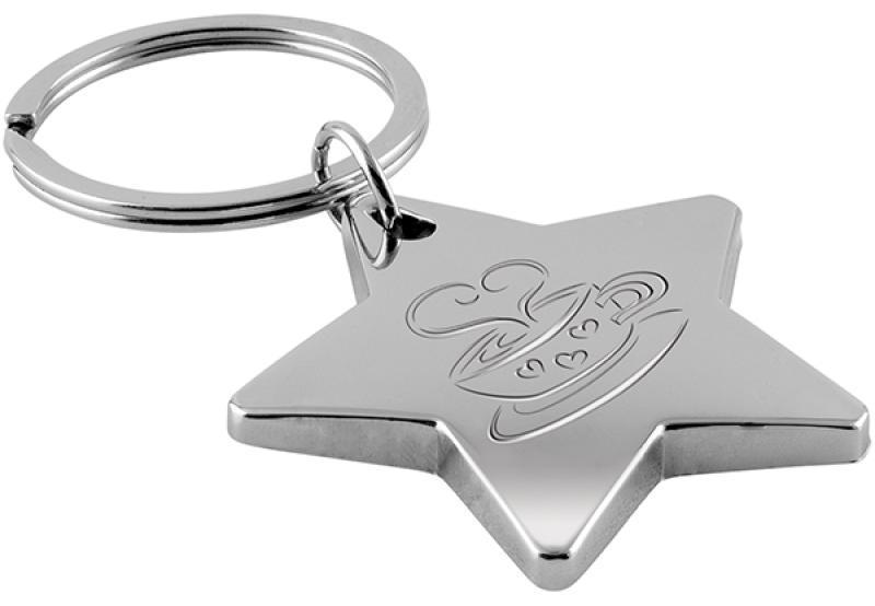 Star Shaped Keyring