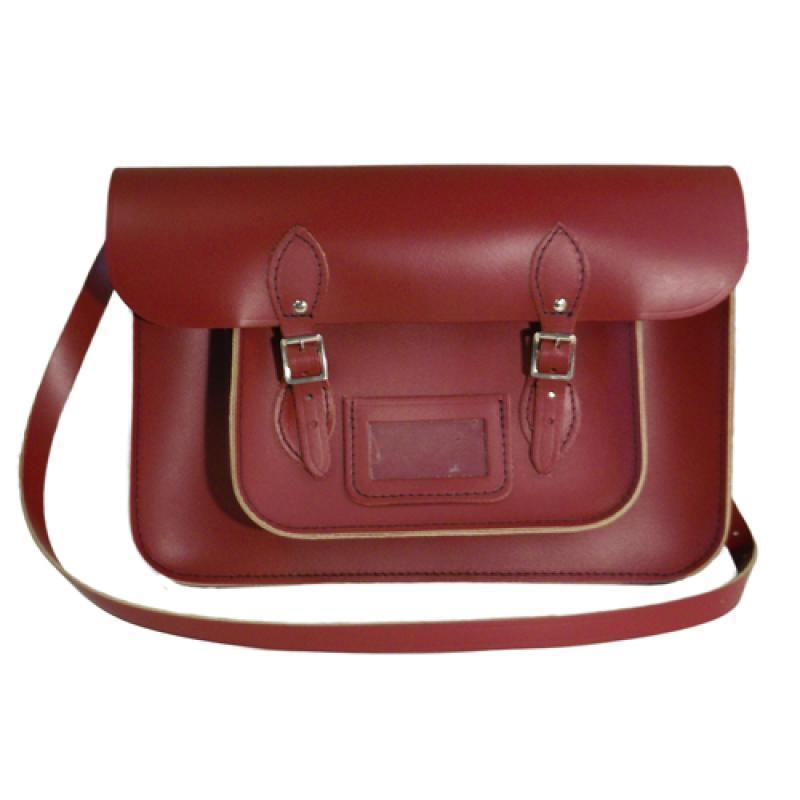 Recycled Leather Satchel
