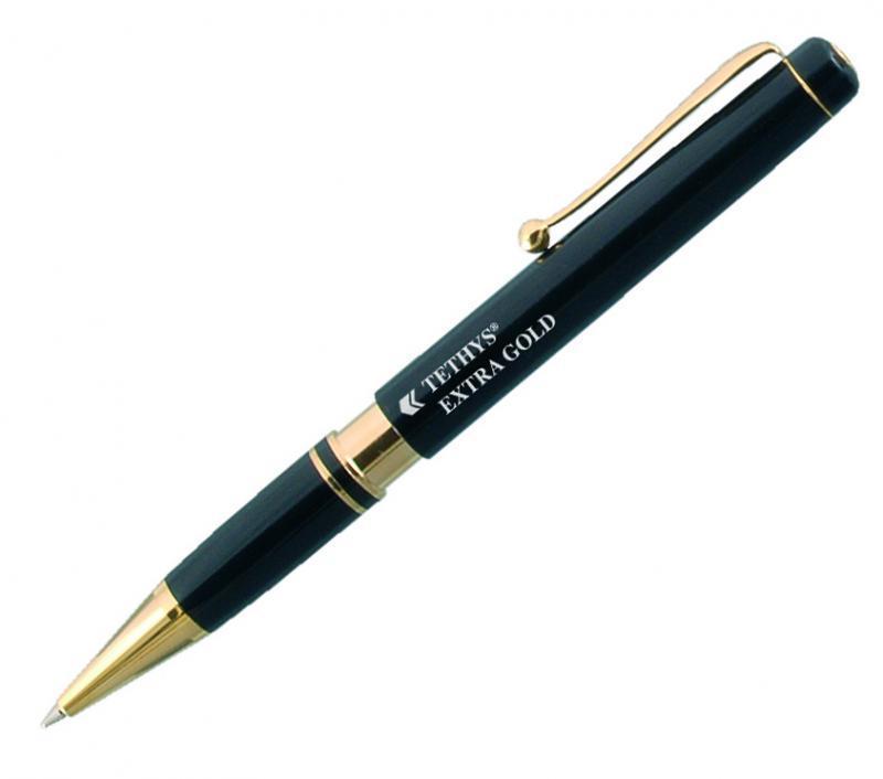 Tethys Extra Gold Retractable Ballpen