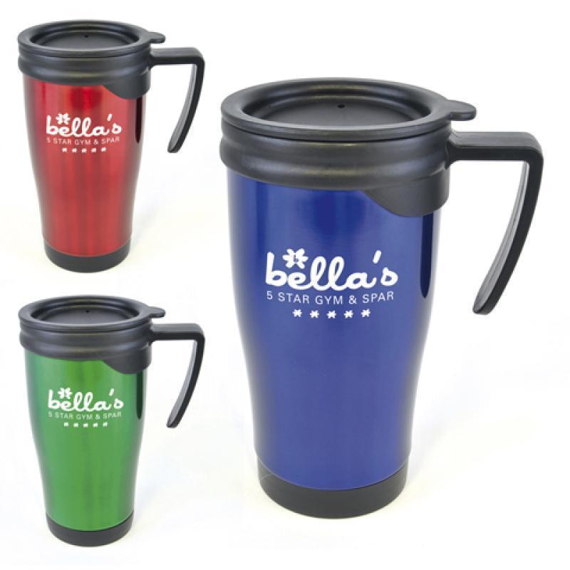 Stainless Steel Coloured Travel Mug 