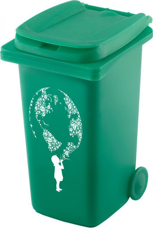 Recycled Wheelie Bin Pen Pot