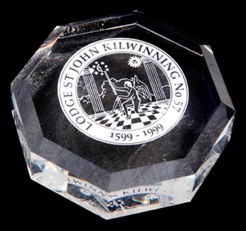 OCTPA Crystal Paperweight