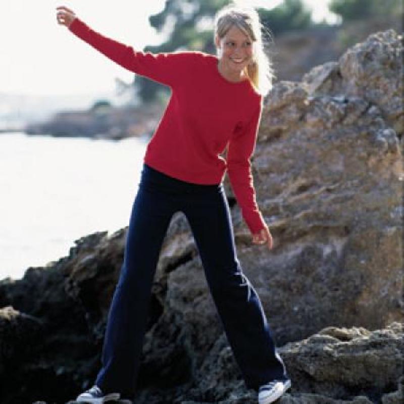 Fruit of the Loom Ladyfit Raglan Sweatshirt